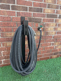 Black Garden Metal Hose Freestanding ' Modern and clean look! Up to 100ft+ of hose to storage